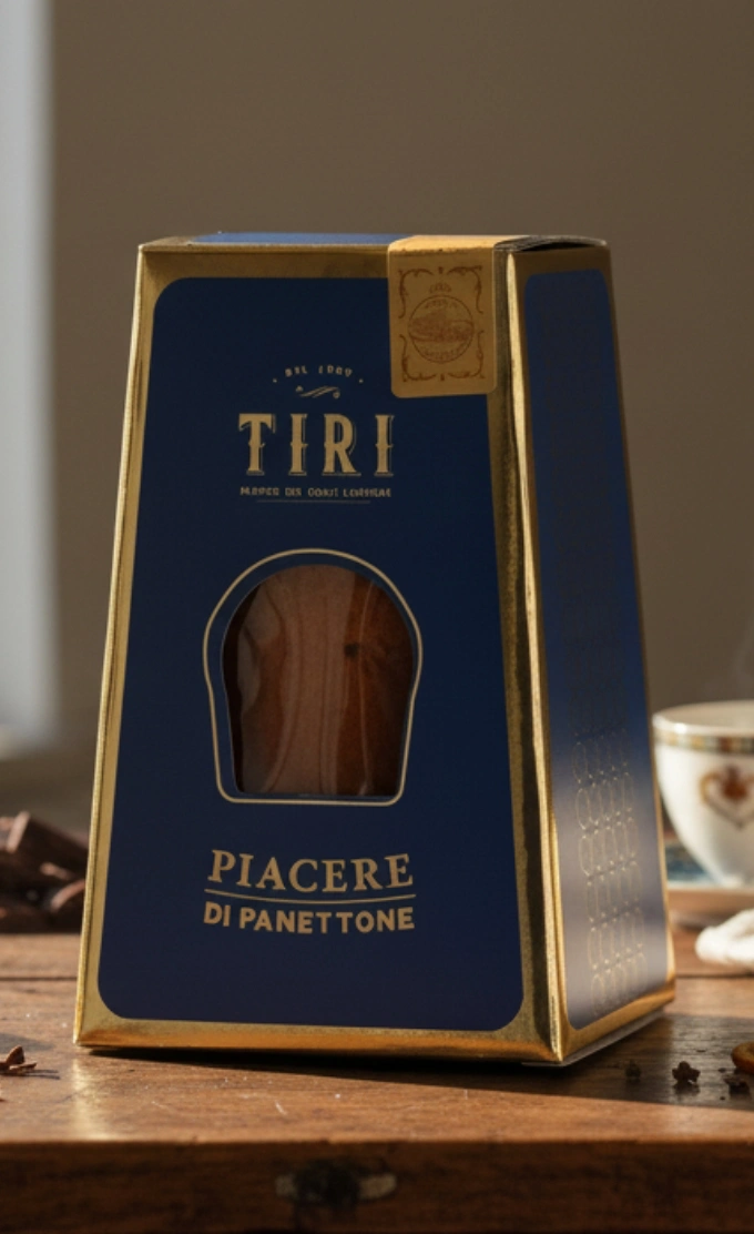 Tiri Piacere di Panettone Arancia Cioccolato 400 g vaso