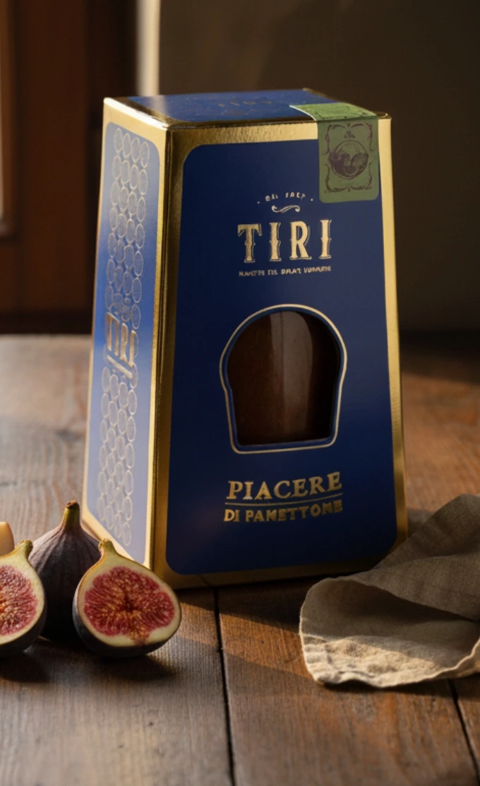 Tiri Piacere di Panettone Fichi e Mela 400g vasocottura