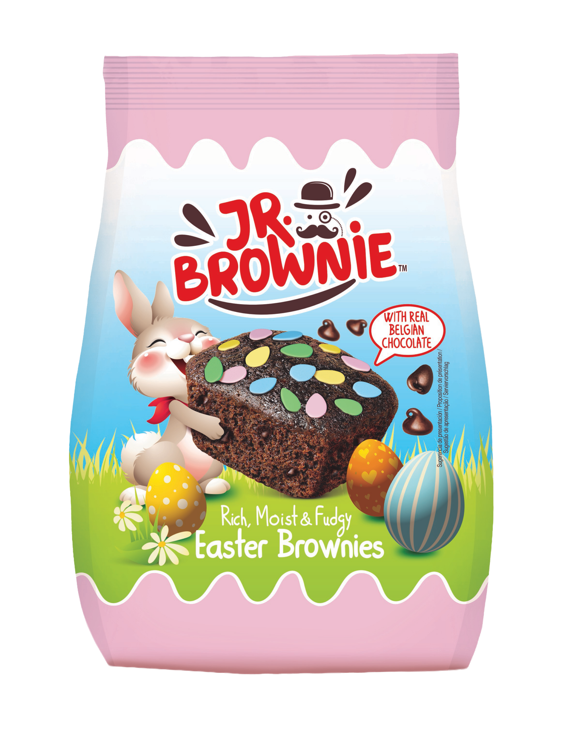 Mr Brownie Brownies di Pasqua 5 Sacchetti con ovetti zucchero