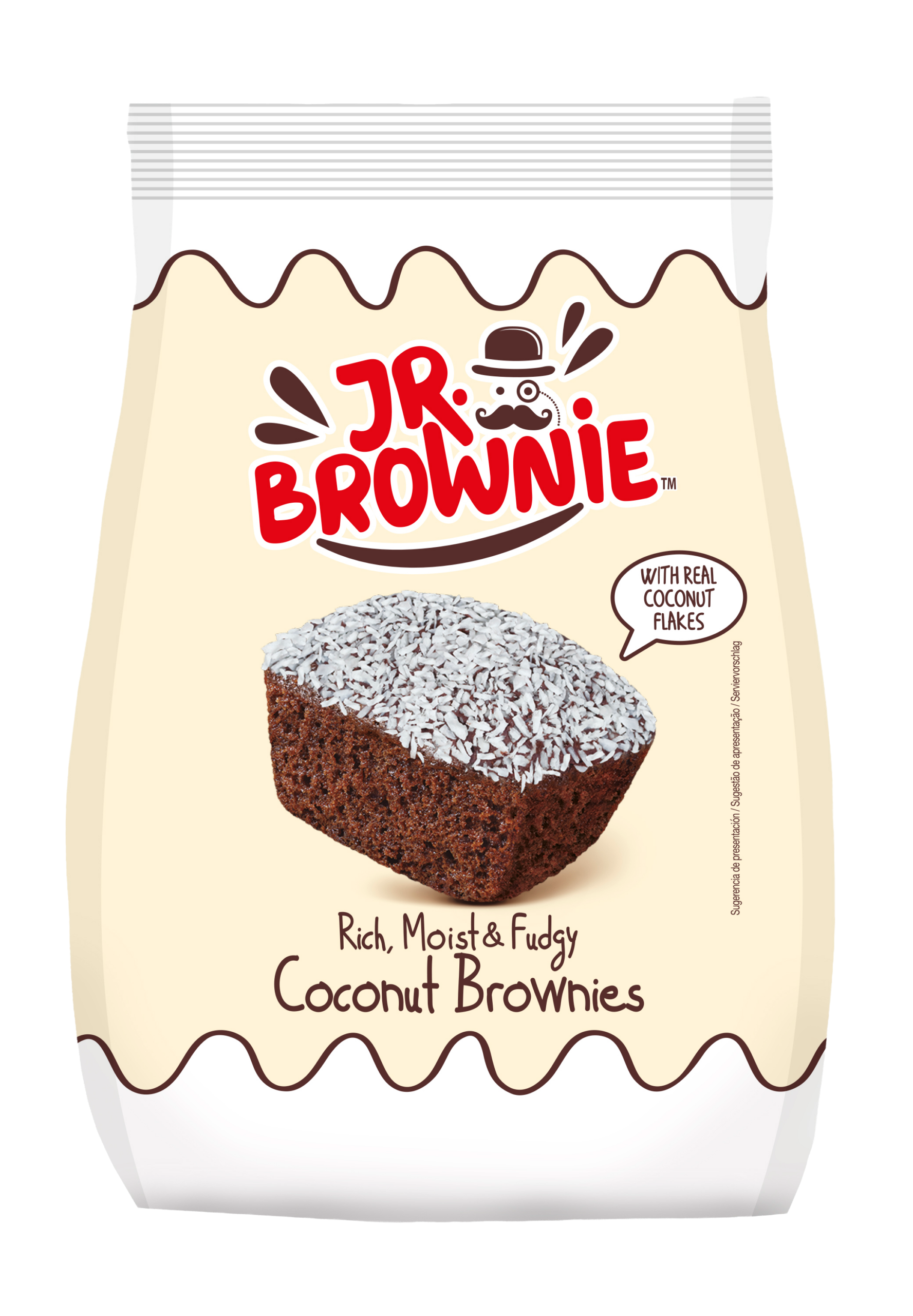 Mr Brownie Brownies Cocco 5 Buste con cocco grattugiato