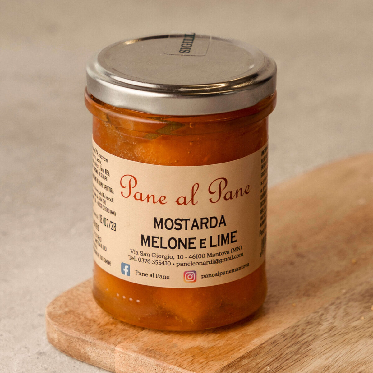 Pane al Pane Mostarda di melone e lime per formaggi