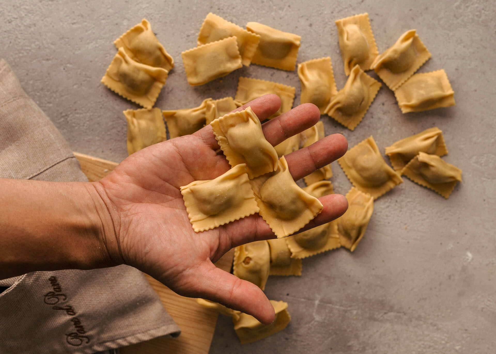 Pane al Pane Tortelli di zucca pasta fresca amaretti