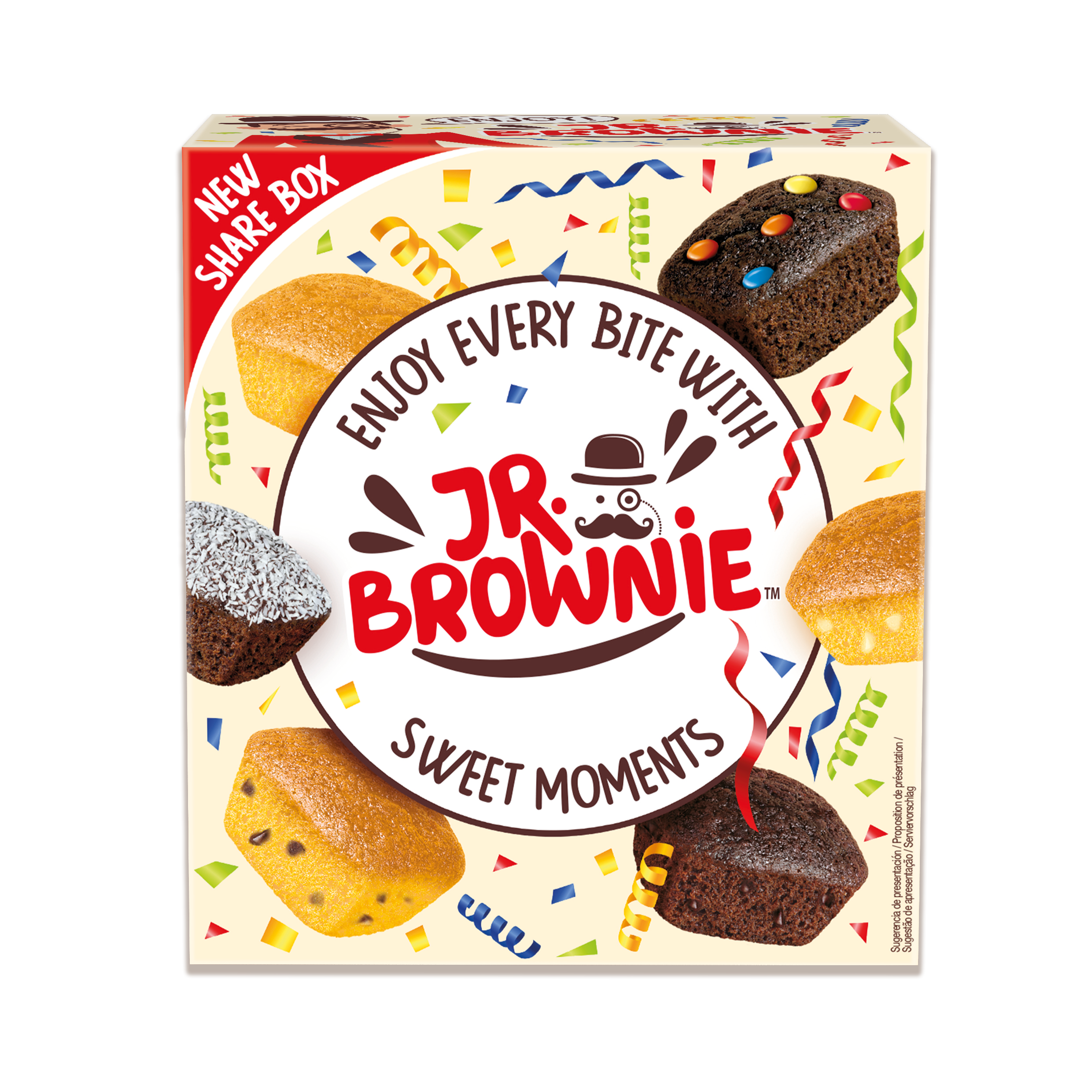 Mr Brownie Sweet Moments Box brownies 5 confezioni assortiti