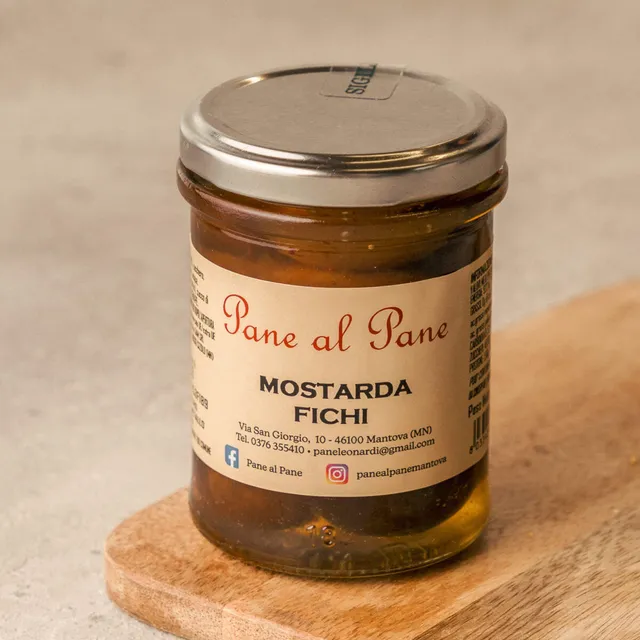 Pane al Pane Mostarda di fichi per formaggi e salumi
