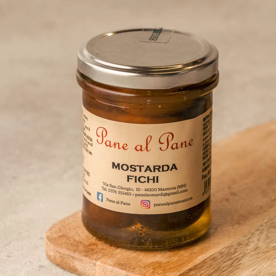 Pane al Pane Mostarda di fichi per formaggi e salumi