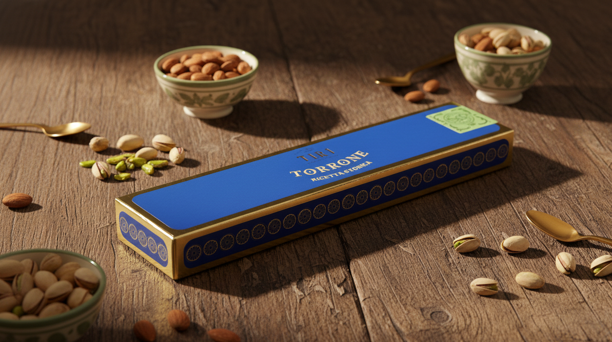 Tiri Torrone Pistacchio Mandorla 100g miele