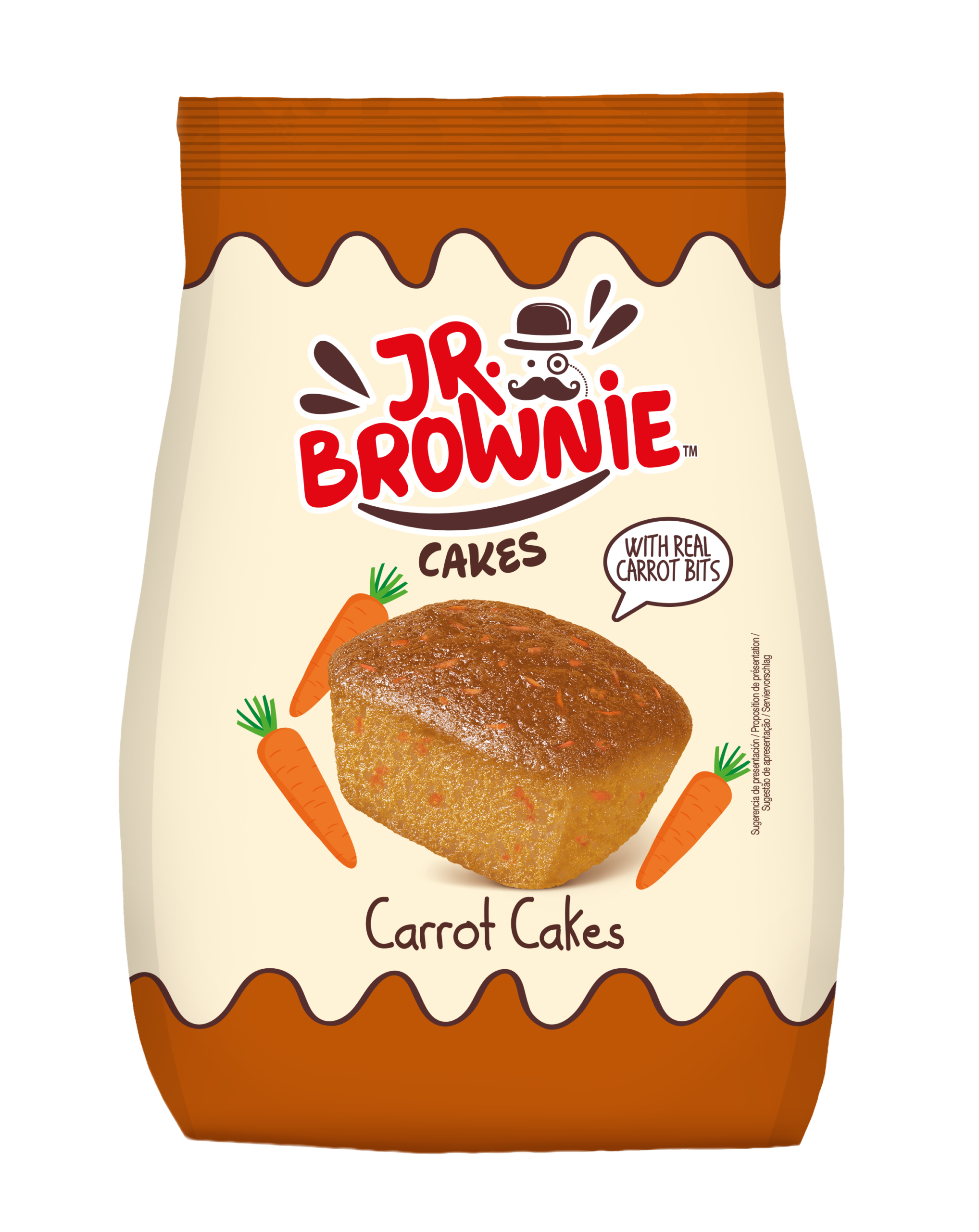 Mr Brownie Torta alle Carote 5 Confezioni senza olio di palma