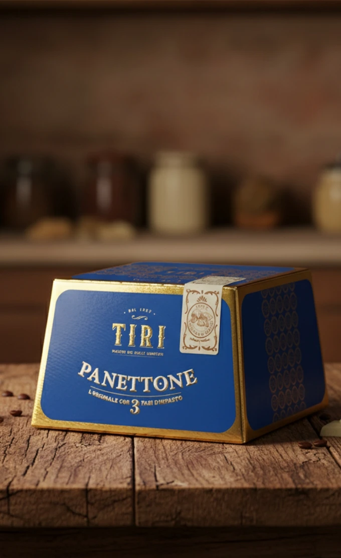 Tiri Panettone Caffè e Cioccolato Bianco 1000g arabica
