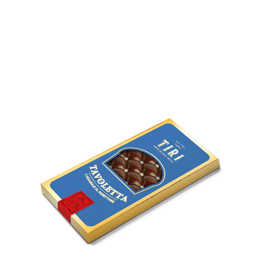 Tiri Fondente Tavoletta Cioccolato 90g Ripieno Panettone