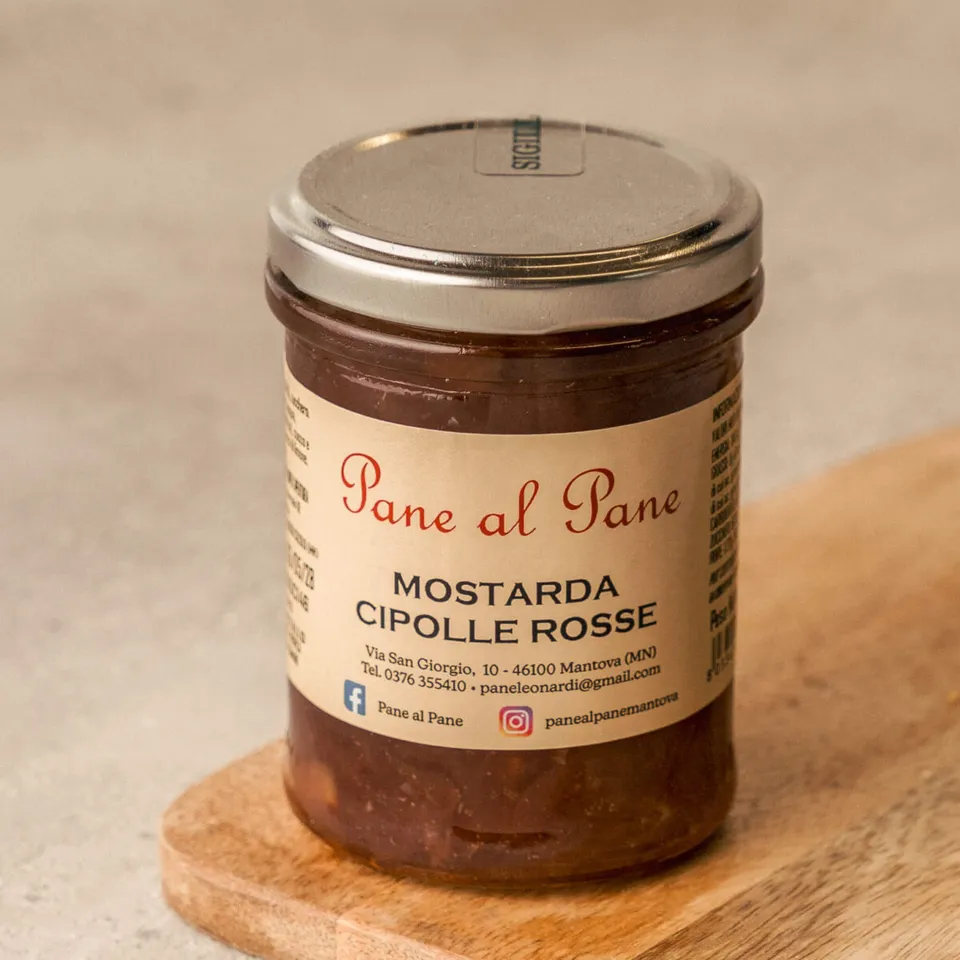 Panificio Pane al Pane Mostarda Cipolle Rosse Mantovana dolce piccante