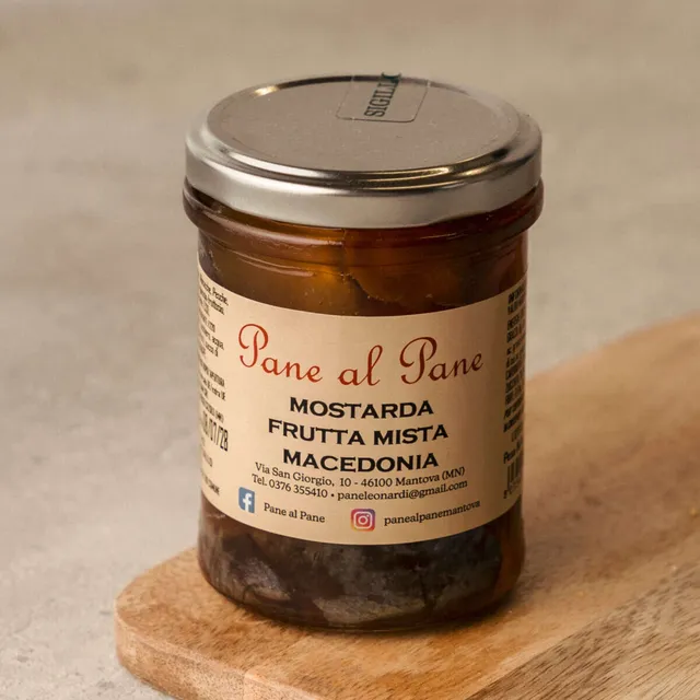 Pane al Pane Mostarda frutta mista per arrosti e formaggi