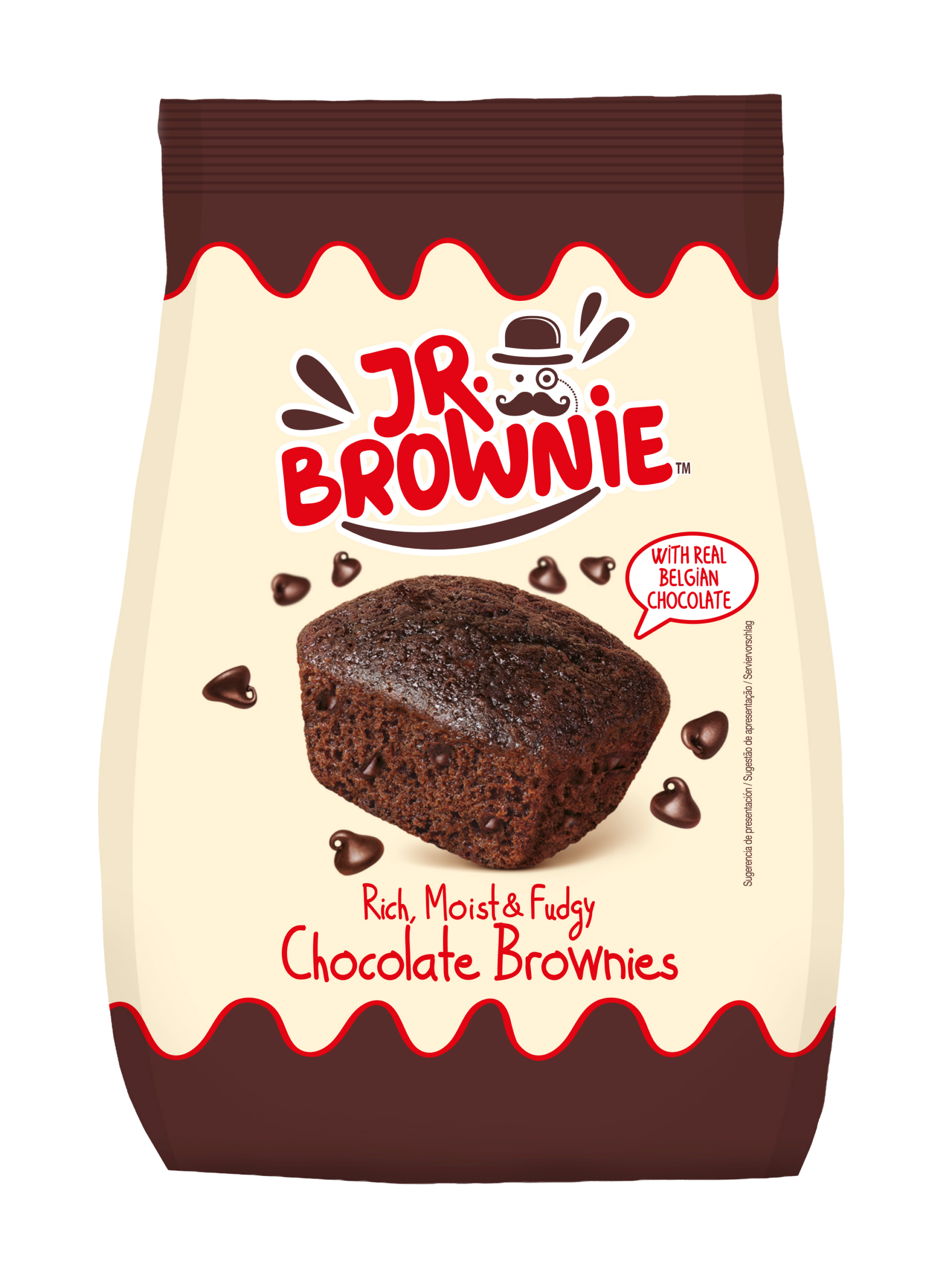 Mr Brownie Brownies Cioccolato 5 Confezioni con gocce belghe