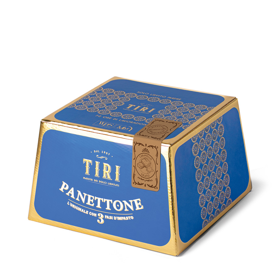 Tiri Panettone Caramello Salato 1 kg senza uvetta