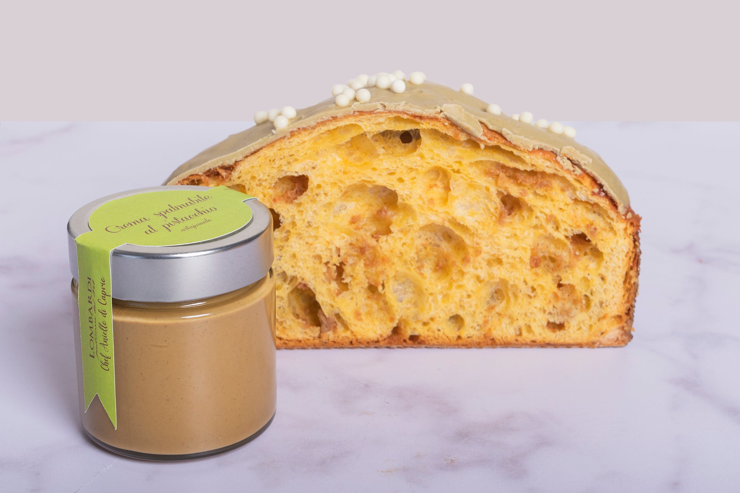 Lombardi Pasticcieri al Pistacchio Colomba crema spalmabile
