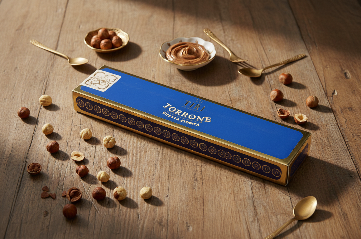 Tiri Torrone con Nocciola 100g al miele