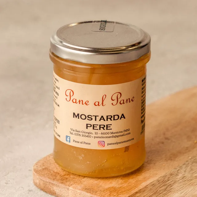 Pane al Pane Mostarda di pere per formaggi
