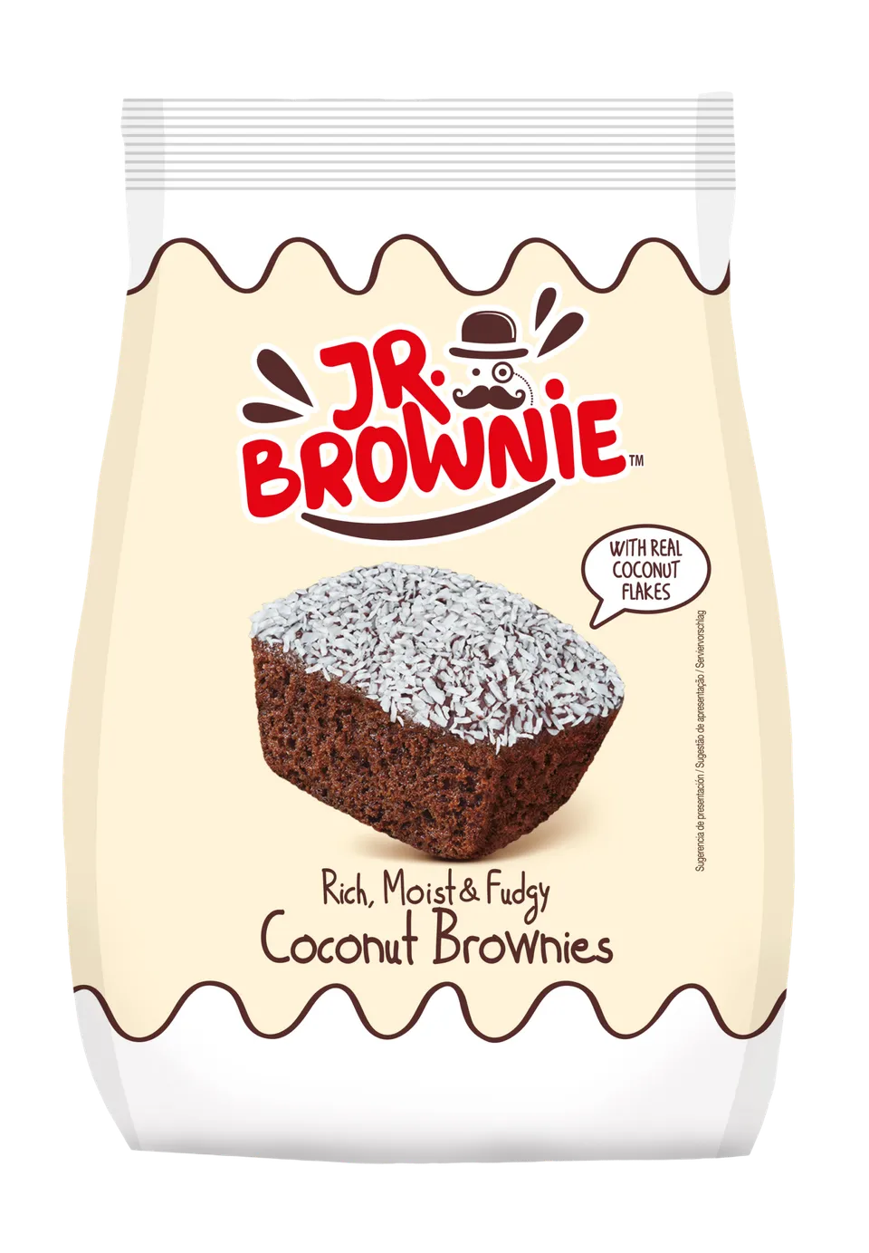 Mr Brownie Brownies Cocco 5 Buste con cocco grattugiato