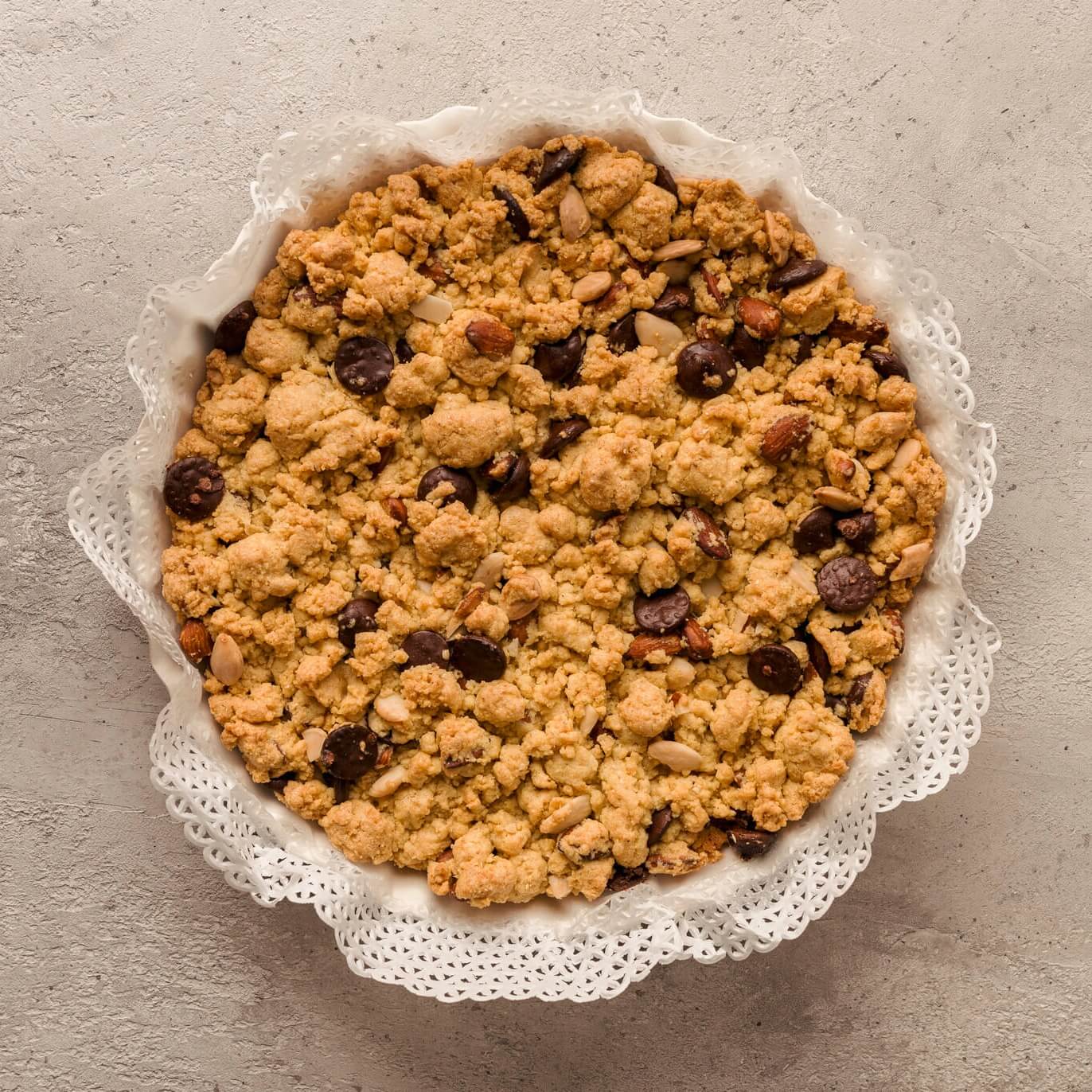 Pane al Pane Sbrisolona Cioccolato torta 58% fondente