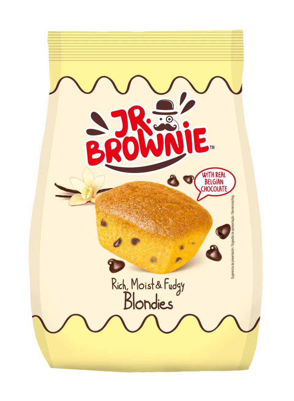 Mr Brownie Brownies Cioccolato Belga 5 Confezioni senza palma