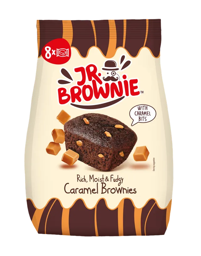Mr Brownie Brownies al caramello 5 confezioni cioccolato