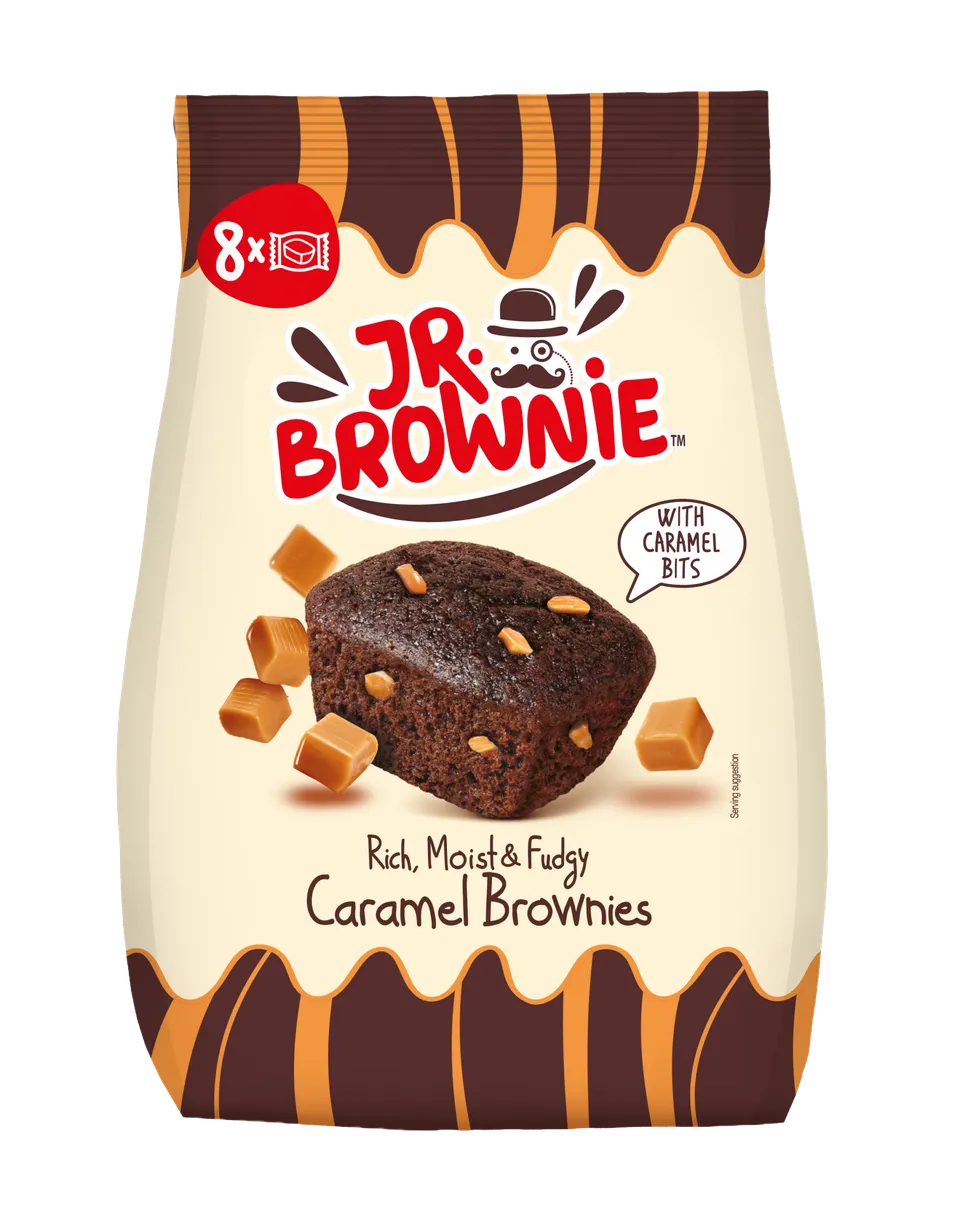 Mr Brownie Brownies al caramello 5 confezioni cioccolato